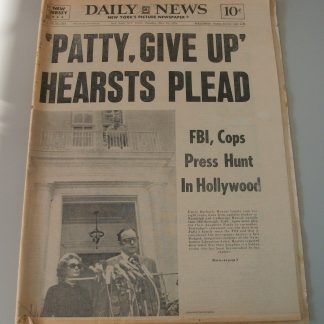 New York Daily News 21 May 1974 Patty Hearst Nixon Watergate Tapes Chevy Truck
