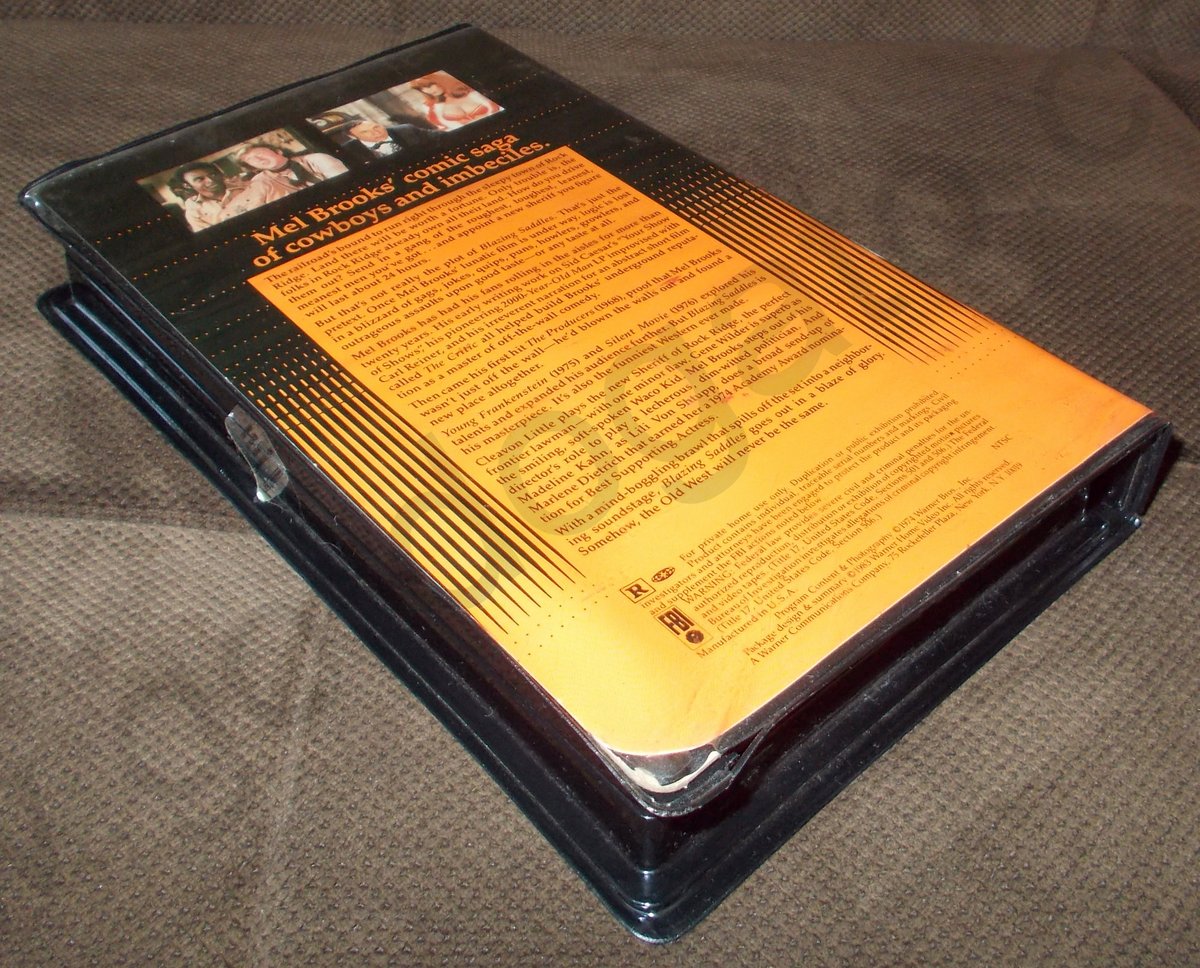 Mel Brooks' Blazing Saddles (VHS, Big Box, Clamshell) - Image 4