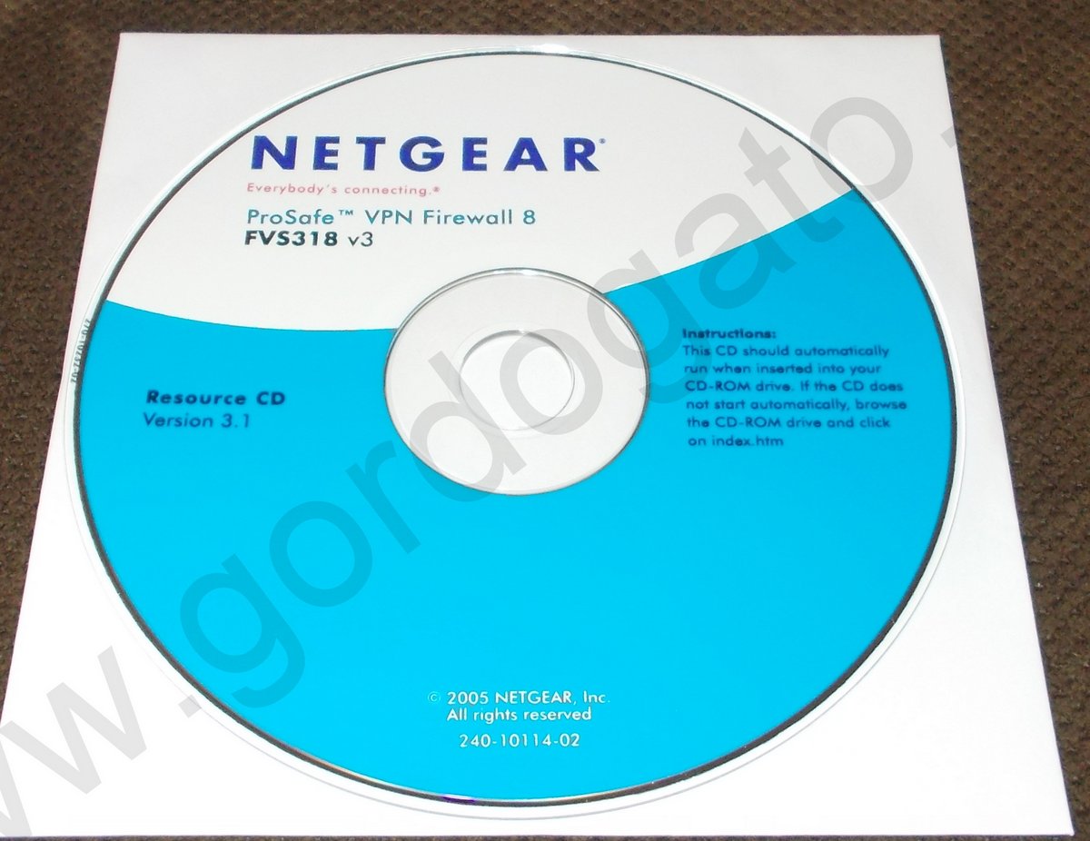 ISO Image of Netgear FVS318v3 Support CD