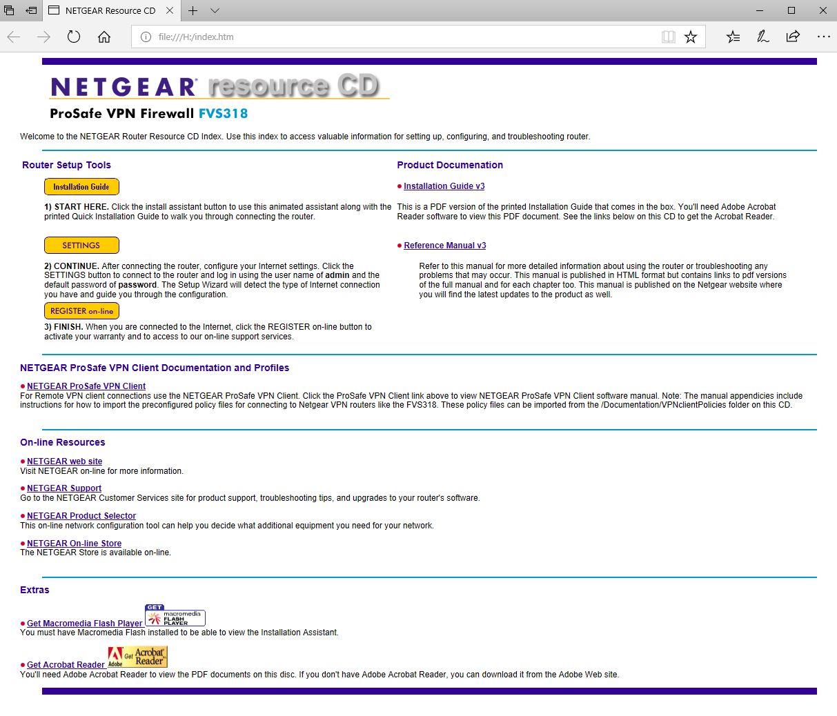 ISO Image of Netgear FVS318v3 Support CD - Image 2