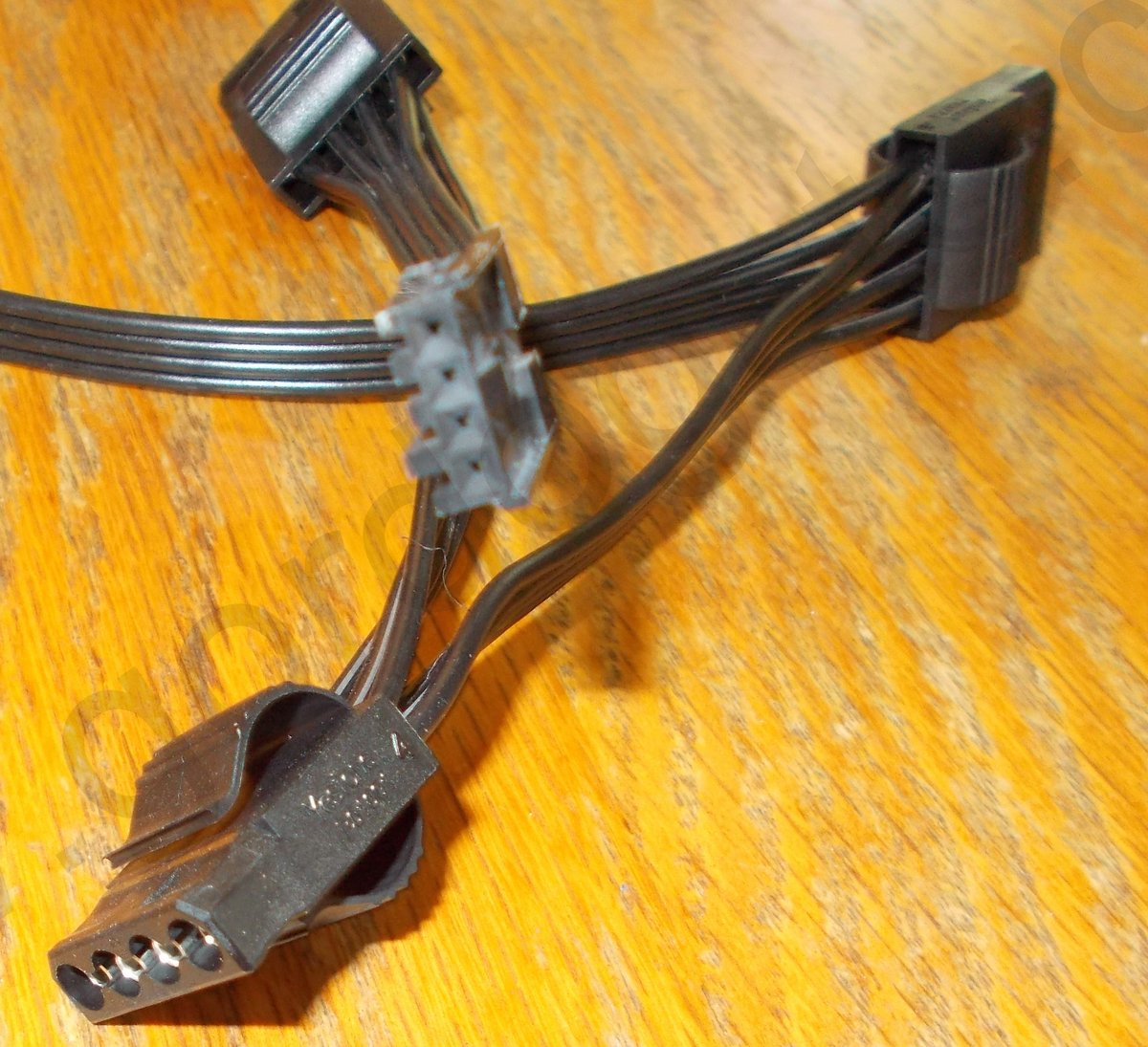 3 x Molex Ends Plugs Modular Power Cable for Corsair CX450M Power Supply 28"