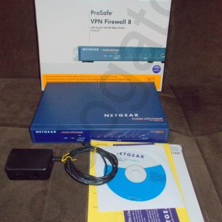 Netgear FVS318 v3 ProSafe VPN Firewall 8 Port Router (FVS318) w/ Support CD, Box