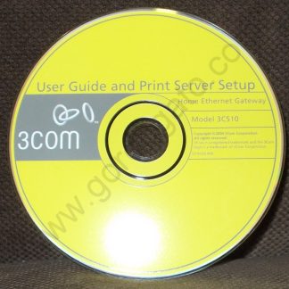 ISO Image of 3Com 3C510 User Guide and Print Server Setup Disc