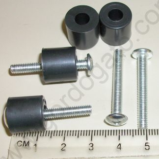 Set of 4 VESA Monitor or TV Mounting Screws & Spacers M4 30mm (17mm) For Curved Monitors