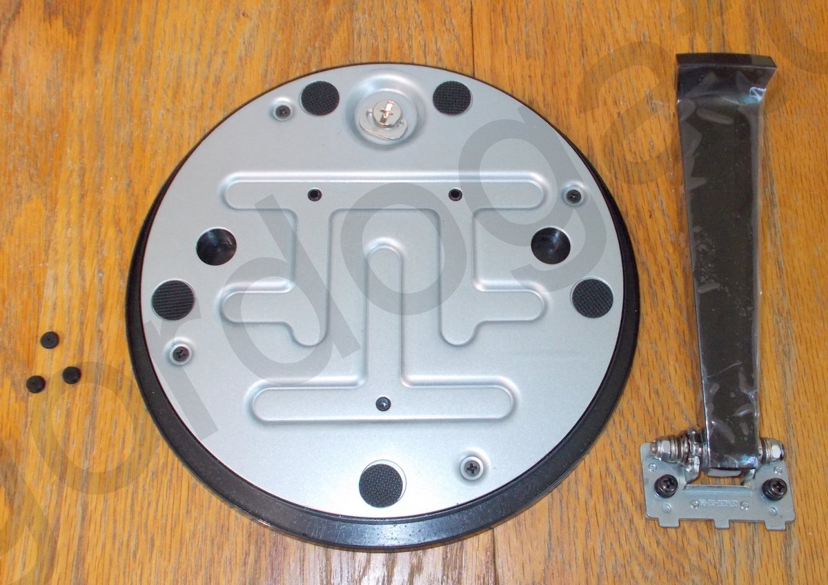 Asus VN248Q-P Monitor Screen Display Stand Base w/ Screws & Hole Covers - Image 3