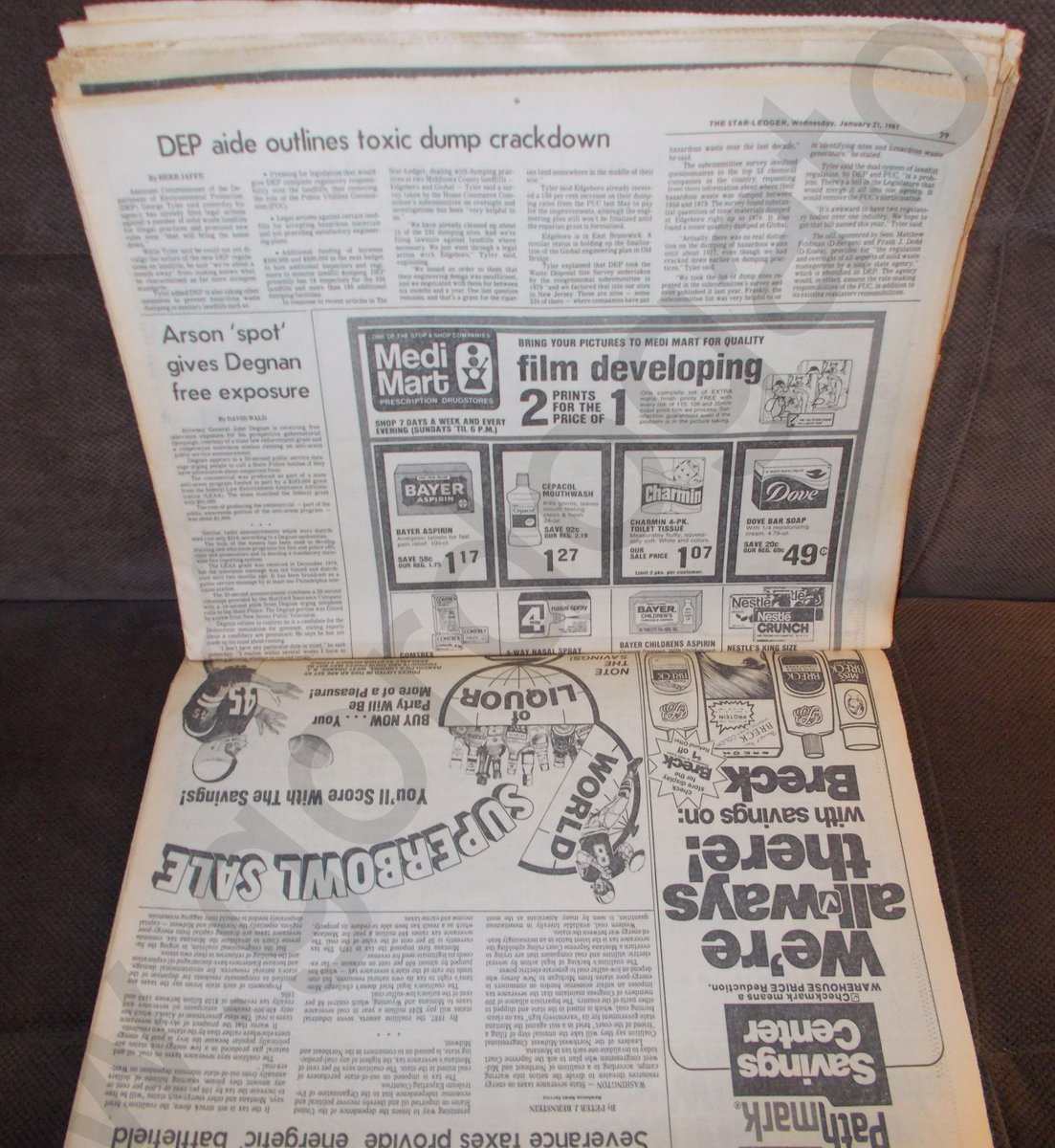 The Star-Ledger 21 January 1981 Iranian Hostages Released, Reagan Inaugurated - Image 3