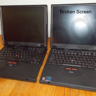 Lot of 2 IBM Thinkpad 390E Laptop Notebook Computer PCs for PARTS / REPAIR 2626