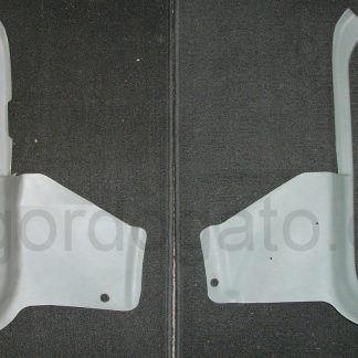 Set of Grey Gray Front Lower Kick Panels Trim from 1988 Ford Mustang Convertible