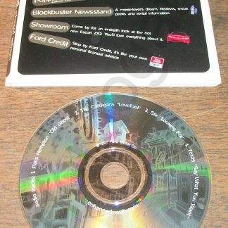 Ford Escort ZX2 Enhanced Web-Rom CDROM Promotional CD 1997