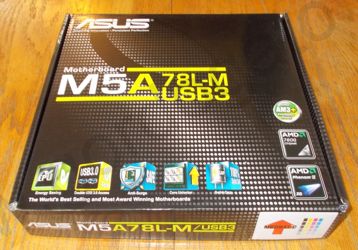 Asus M5A78L-M/USB3 AM3 AMD Motherboard Micro ATX Form Factor New in Original Box