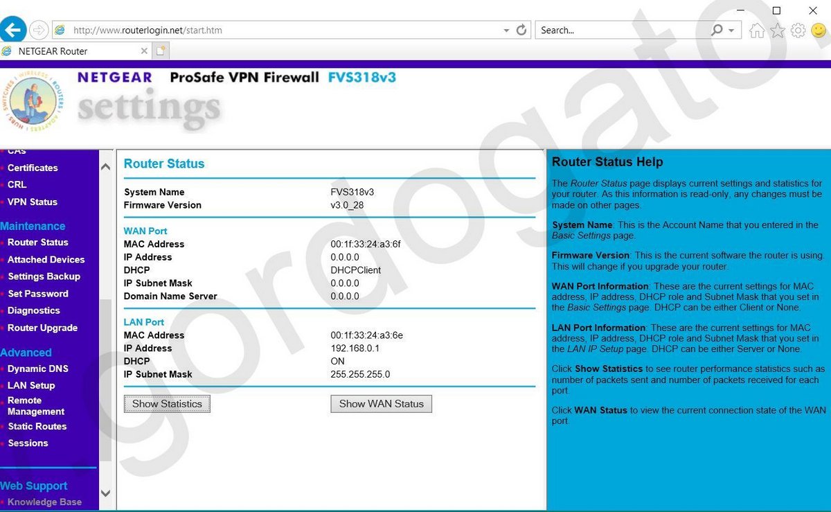 Netgear FVS318 v3 ProSafe VPN Firewall 8 Port Router (FVS318) w/ Install CD - Image 5