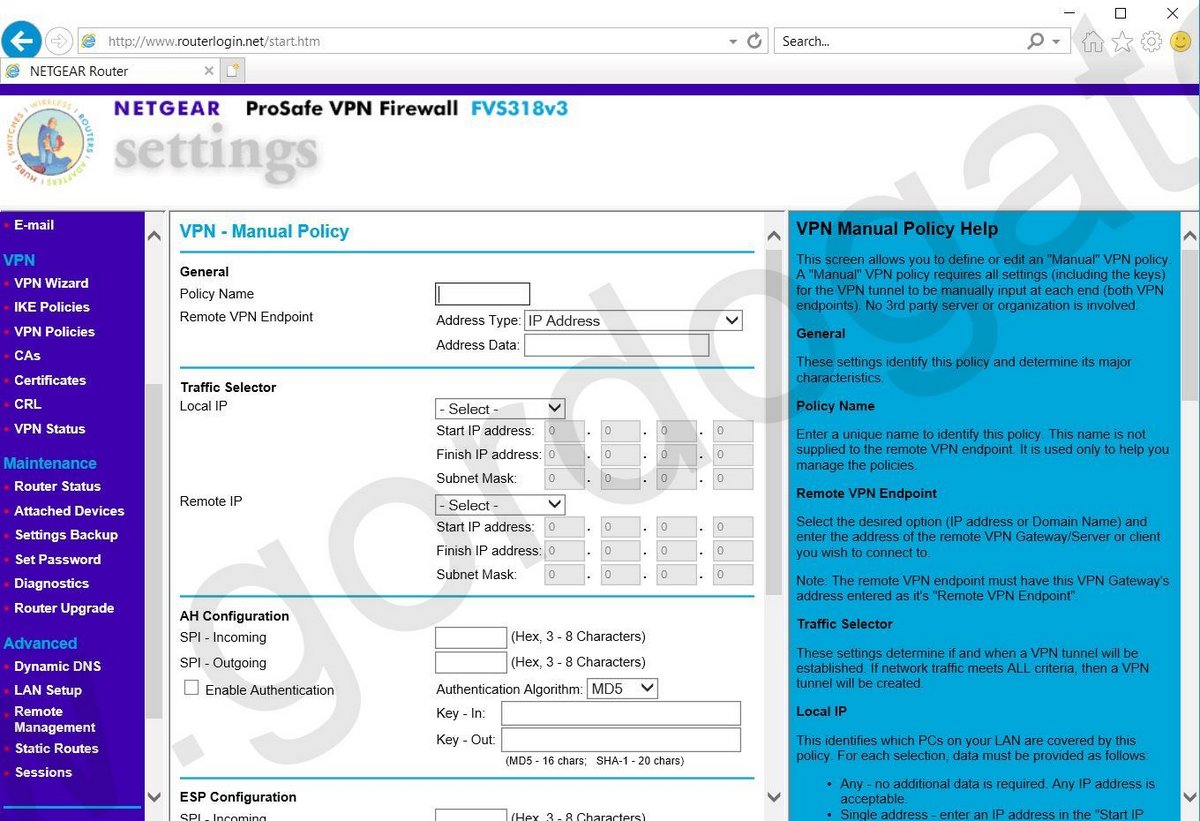Netgear FVS318 v3 ProSafe VPN Firewall 8 Port Router (FVS318) w/ Install CD - Image 6