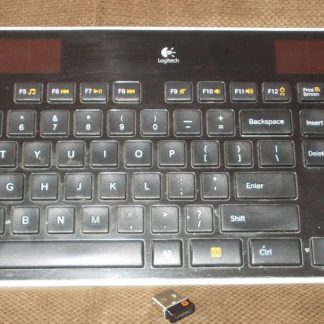 Logitech K750 Wireless Solar Keyboard w/ Unifying Receiver for PARTS / REPAIR