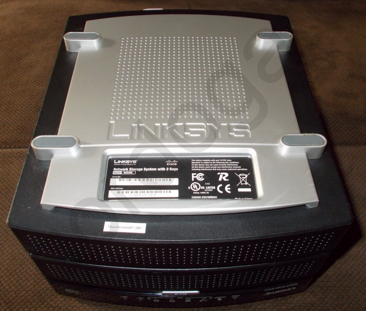Linksys N200 NAS Network Attached Storage (Diskless) - Image 2