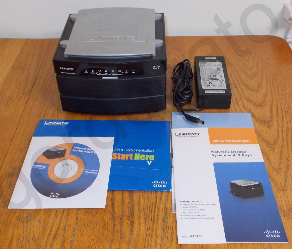 Linksys N200 NAS Network Attached Storage (Diskless)