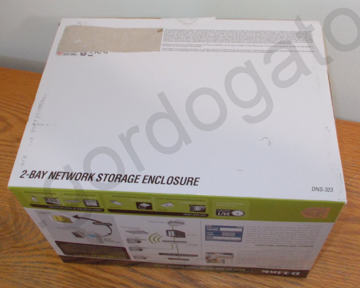 D-Link Dlink DNS-323 DNS323 Network Attached Storage Diskless Gigabit NAS SATA - Image 8