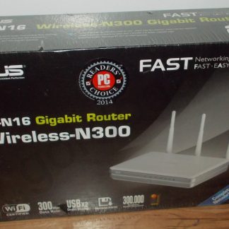 Asus RT-N16 Wireless N300 Gigabit Router w/ USB New In The Original Box