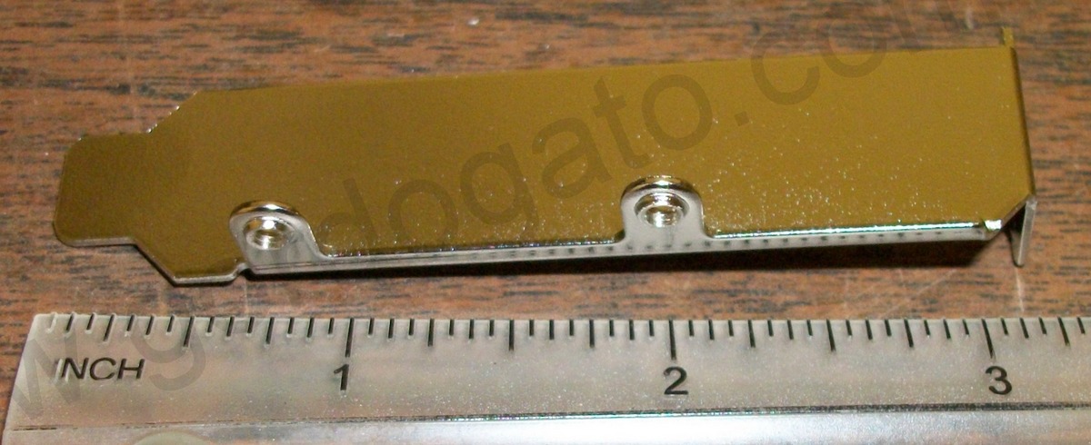 Low Profile Case Bracket for Iocrest SY-PEX40039 SATA Storage Controller Card - Image 2