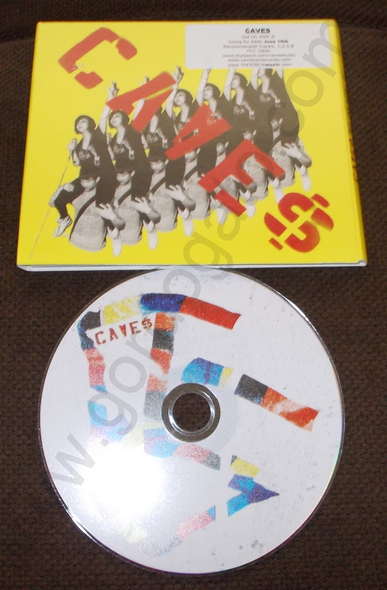 Caves - Get On With It (Rock Music Audio CD, 2007) Like New Condition