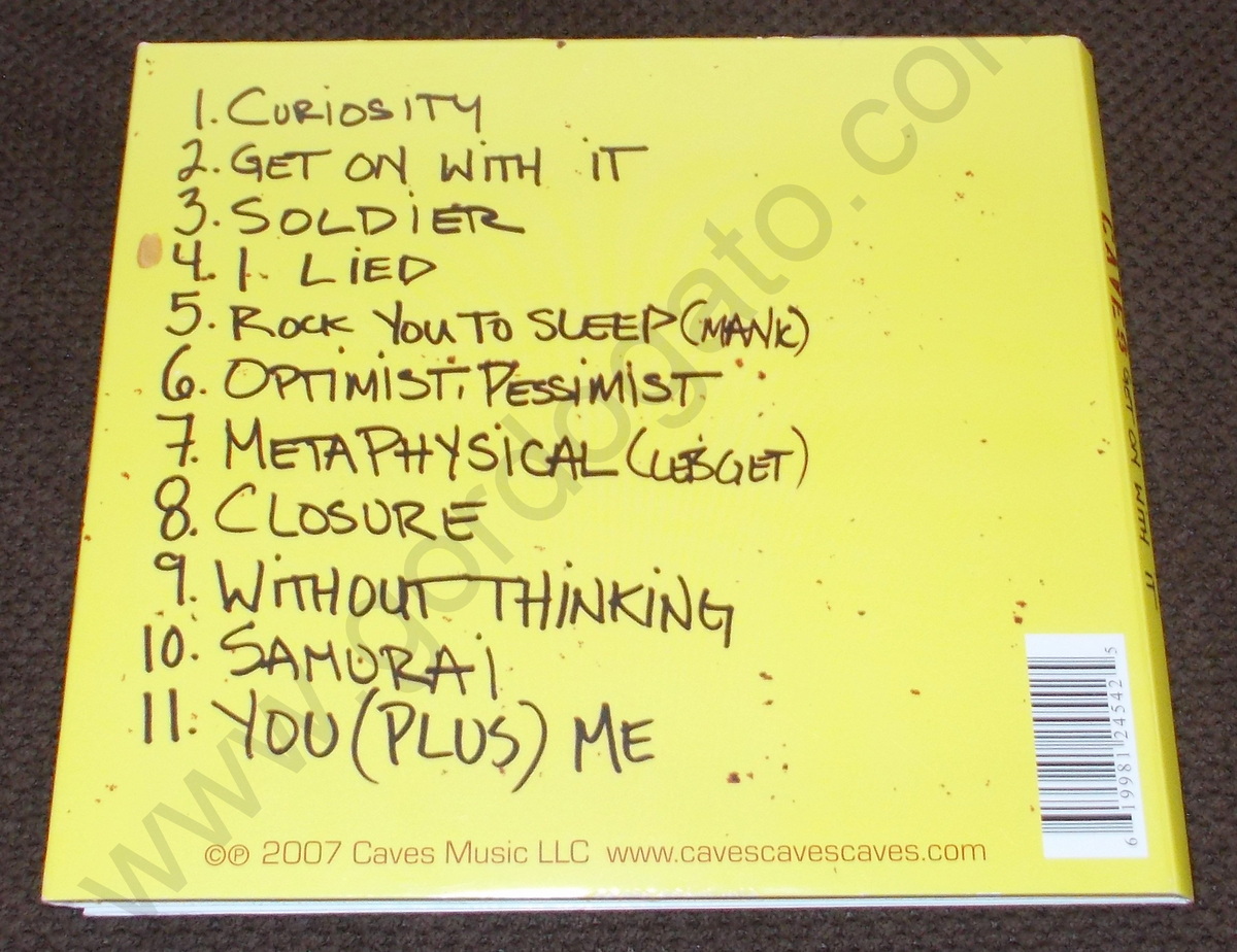 Caves - Get On With It (Rock Music Audio CD, 2007) Like New Condition - Image 2