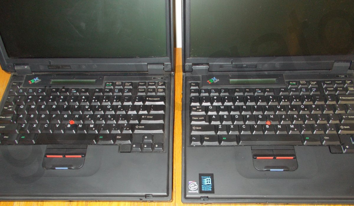 Lot of 2 IBM Thinkpad Laptop Notebook Computer PCs for PARTS REPAIR 770Z & 770E - Image 2