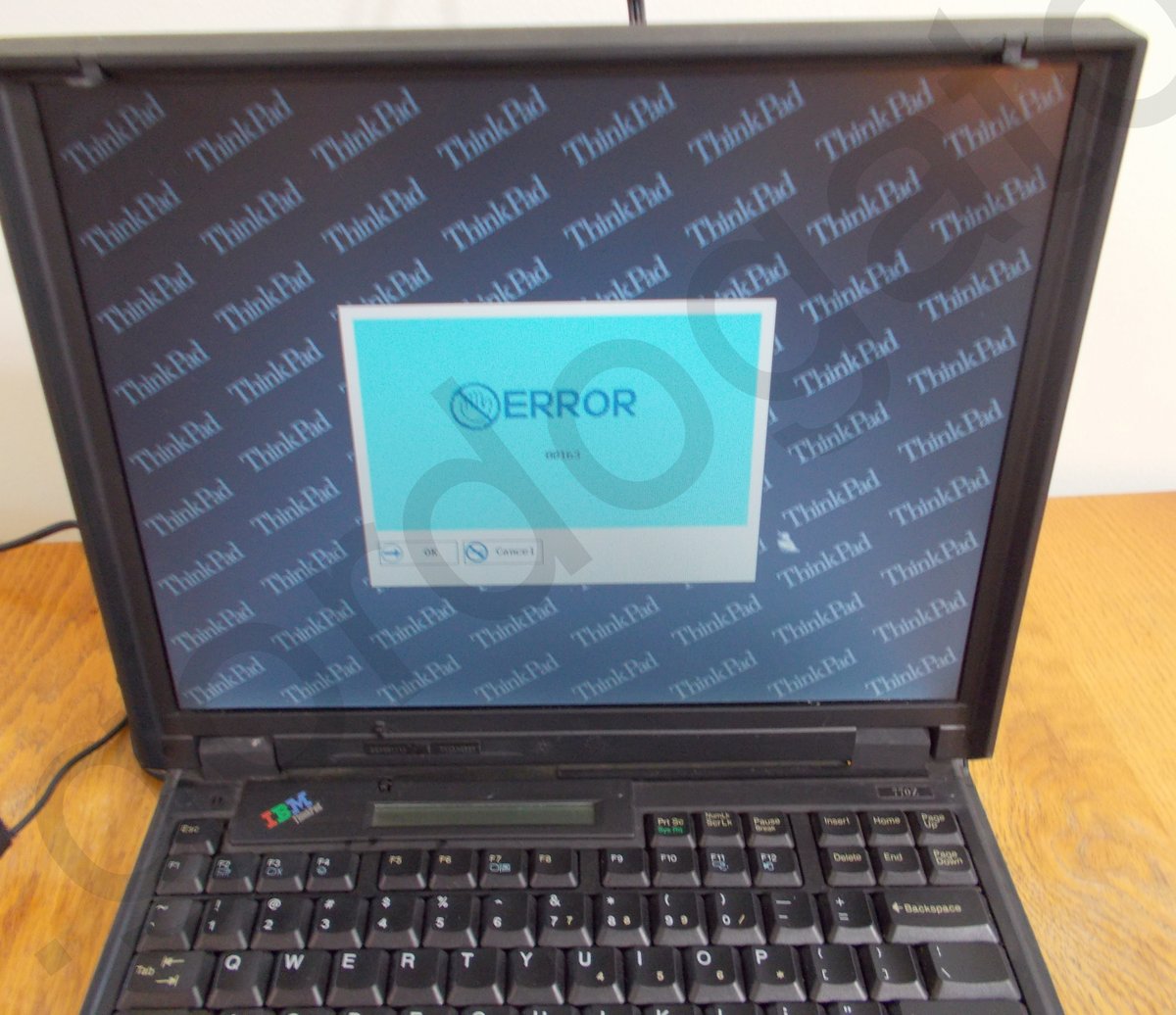 Lot of 2 IBM Thinkpad Laptop Notebook Computer PCs for PARTS REPAIR 770Z & 770E - Image 15