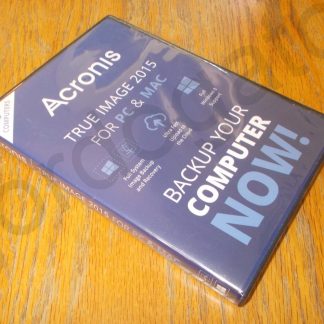 Acronis True Image 2015 PC Backup and Recovery DVD Serial Number For 5 Computers