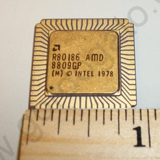 AMD Intel R80186 8809GP CPU Processor Ceramic and Gold Package 1978