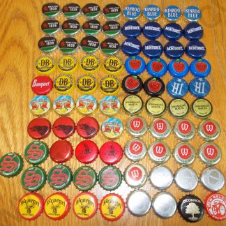 Lot of 81 Beer Bottle Caps in Good Used Condition German, Belgian, Italian, Etc.