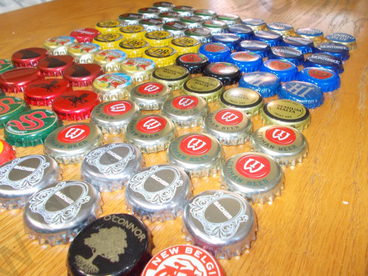 Lot of 81 Beer Bottle Caps in Good Used Condition German, Belgian, Italian, Etc. - Image 3