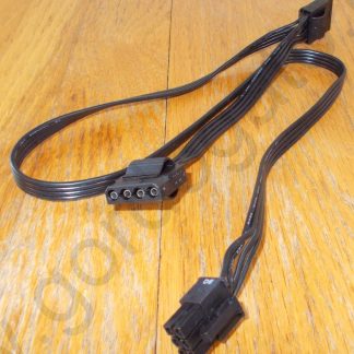 2 x Molex Ends Plugs Modular Power Cable for EVGA 850BQ Power Supply 28" Long