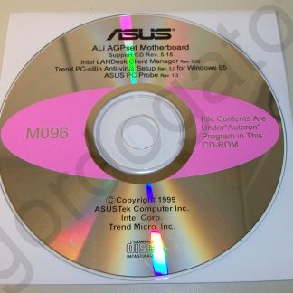 ISO Image of Original Driver CD Disc for Asus P5A Super Socket 7 ALi Motherboard