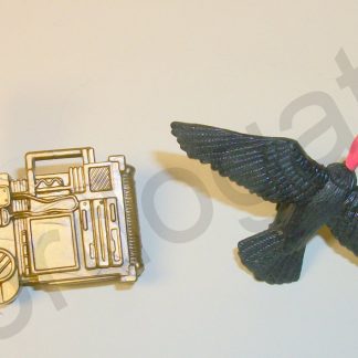 GI Joe G.I. Joe Voltar Original Backpack & Vulture Bird w/ Claws Accessory 1988
