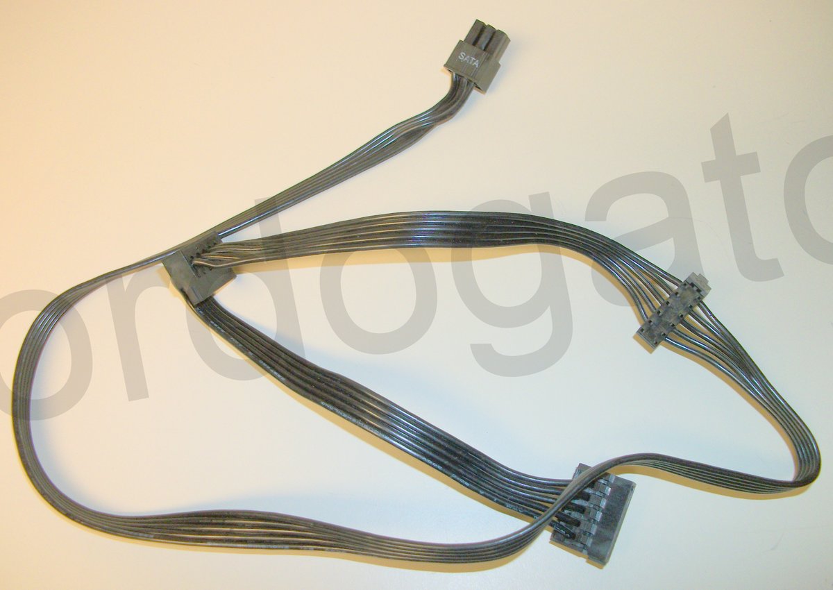 SATA HDD, Optical Drive Modular Power Cable for EVGA 850BQ Power Supply 33" Long - Image 2