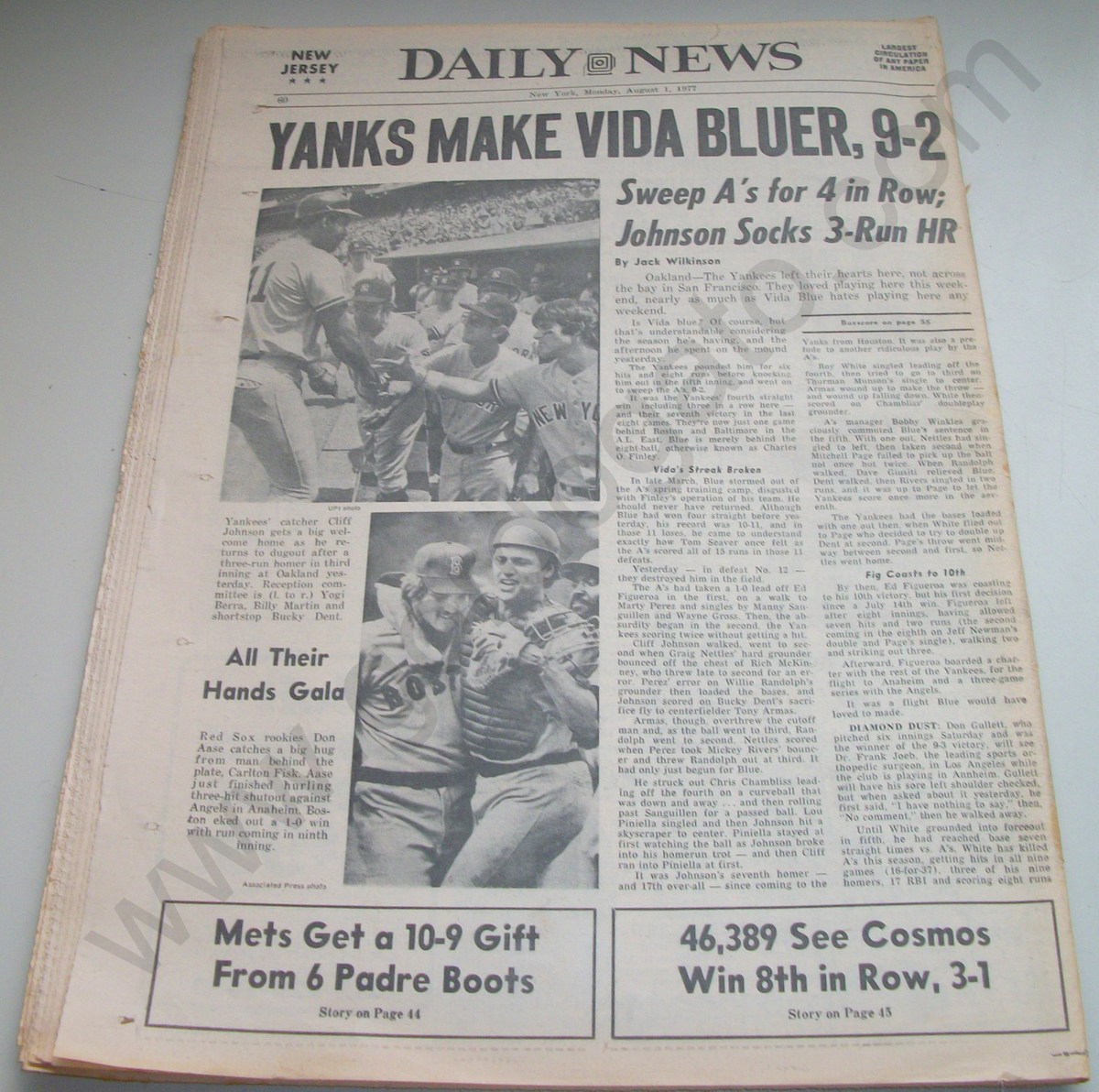 Daily News - Monday, August 1, 1977 - Son of Sam Serial Killer - Image 7