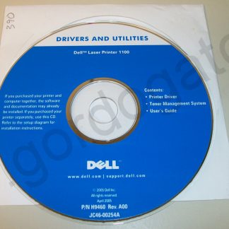 Original Driver CD Disc for Dell Laser Printer 1100 2005 H9460 Rev. A00