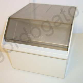 Tandy 5.25" 5 1/4 Inch Plastic Floppy Disk Diskette Storage Holder Box Container