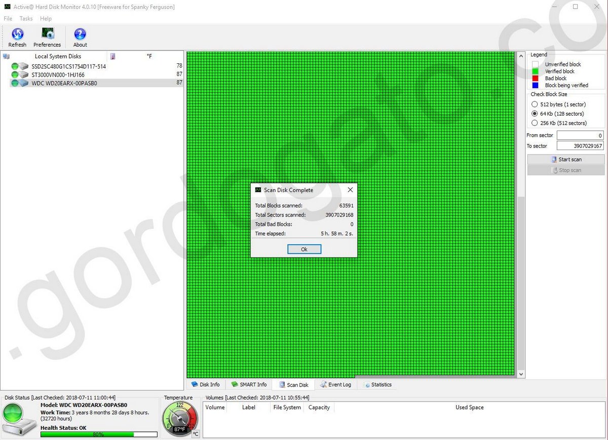 Western Digital Green WD20EARX-00PASB0 2TB 3.5" SATA Desktop Internal Hard Drive 2000GB - Image 3