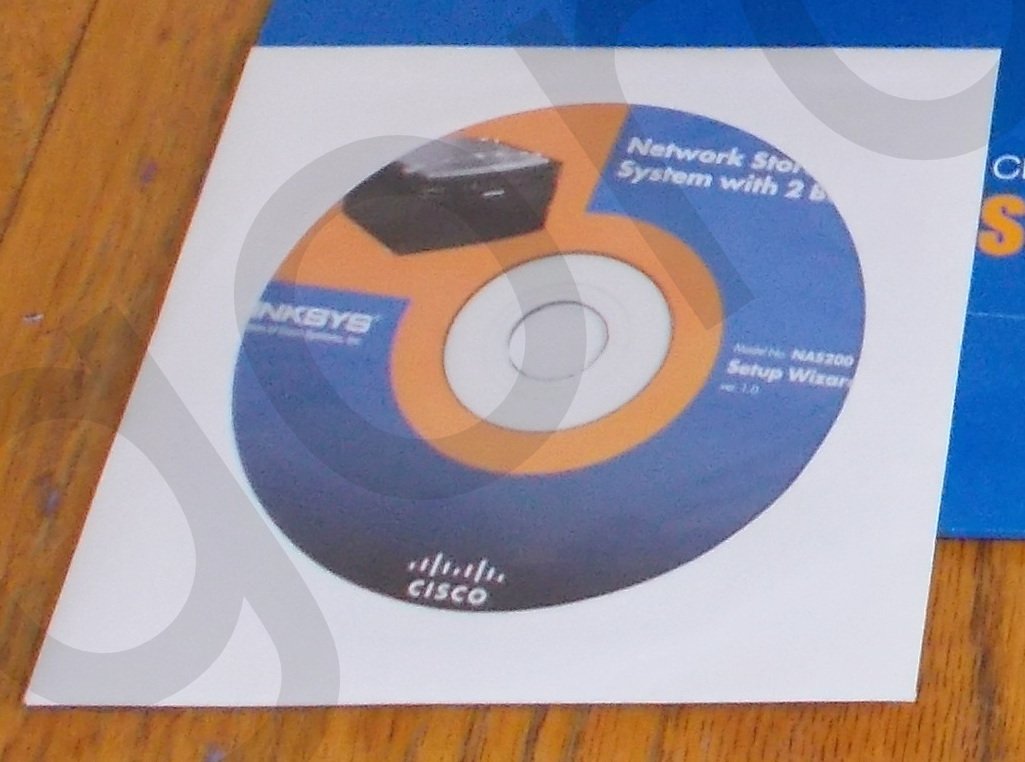 ISO Image of Original Support CD Disc for Linksys NAS200