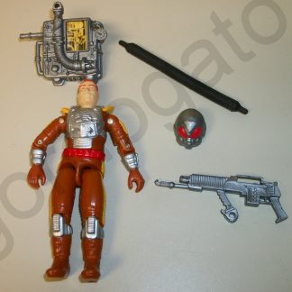 GI Joe G.I. Joe Char Broil w/ All Accessories 1988 Backpack, Helmet, Hose, Flamethrower