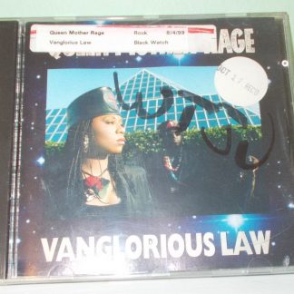 Queen Mother Rage - Vanglorious Law Rap CD, Case, Artwork 1991 Cardiac Records