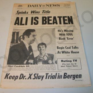 Daily News - Thursday, February 16, 1978 Muhammad Ali Beaten President Carter
