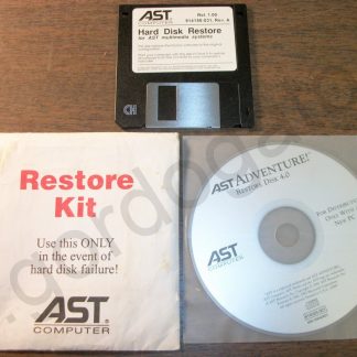 Original Restore CD Disc & Floppy for AST Adventure! PC Desktop Computer 10/1996