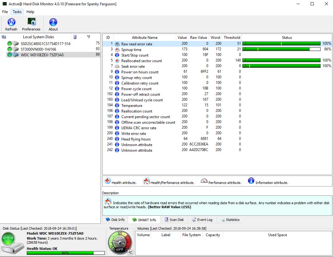 Western Digital WD10EZEX-75ZF5A0 1.0TB 3.5" Desktop Internal Hard Drive 1000GB - Image 4