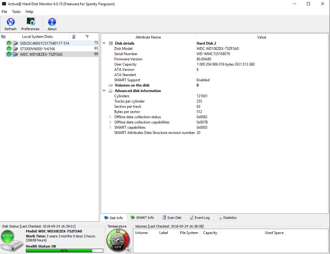 Western Digital WD10EZEX-75ZF5A0 1.0TB 3.5" Desktop Internal Hard Drive 1000GB - Image 5