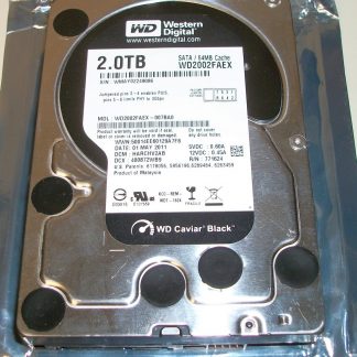 Western Digital Black WD2002FAEX-007BA0 2TB 3.5" SATA Desktop Hard Disk Drive 2000GB