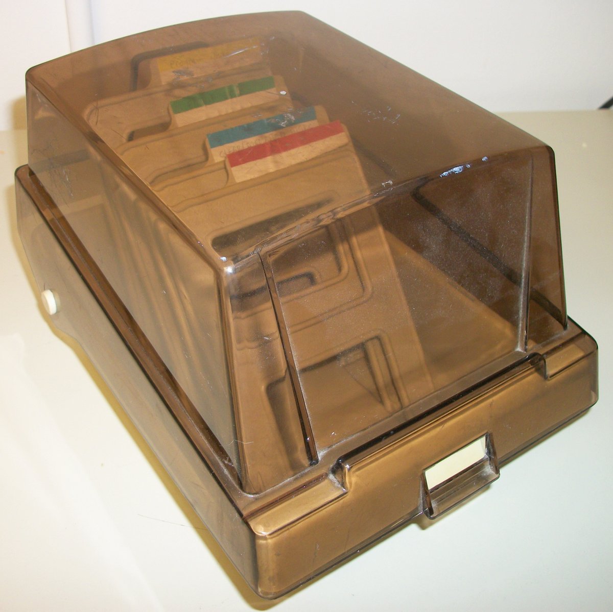 Curtis 5.25" 5 1/4 Inch Plastic Floppy Disk Diskette Storage Holder Box Container - Image 3