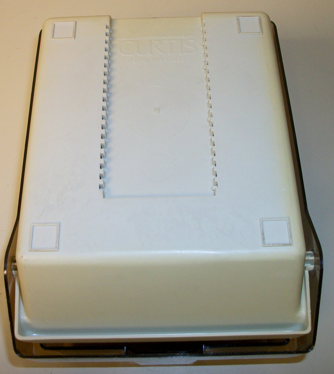 Curtis 5.25" 5 1/4 Inch Plastic Floppy Disk Diskette Storage Holder Box Container - Image 5