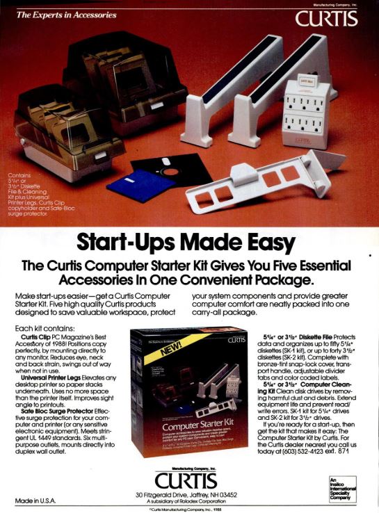 Curtis 5.25" 5 1/4 Inch Plastic Floppy Disk Diskette Storage Holder Box Container - Image 6