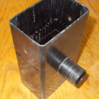 Black Plastic Rain Collection Barrel Divertor Diverter for 2" x 3" Downspout